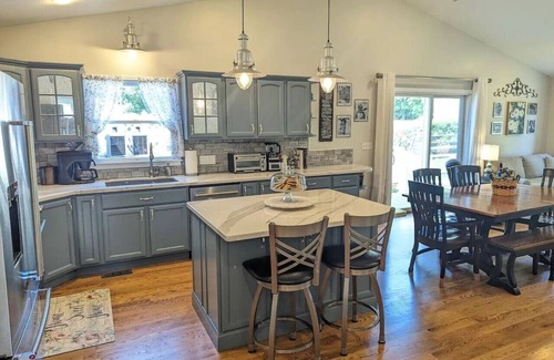 Ludington House | North Shores: Upscale Home Steps from the Beach