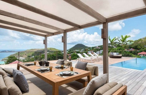 Flamands Villa | Elegant 3-Bedroom Ocean View Villa in Colombier Hillside