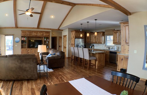 Shell Knob House | Tranquil Owl's Nest with Lake Views and Private Hot Tub
