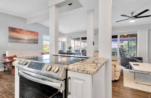 Largo House | Unwind at The Pool House: Private Heated Pool & Pet Friendly
