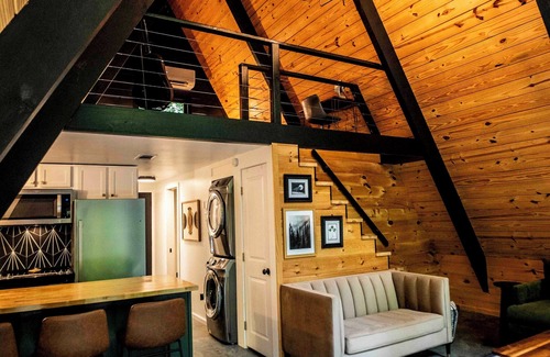 Nelsonville Cabin | Modern Woodland Retreat: The Raven A-Frame Near Hocking Hills