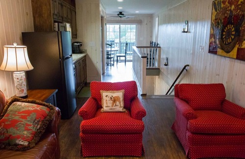 Westfield House | Discover The Red Cabin at Luna's Trail: Pet-Friendly Retreat