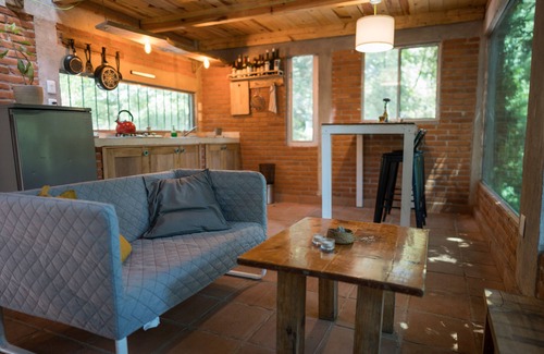 Santa Catarina Cabin | Relax at The Red Cabin Surrounded by Tepoztlán's Nature