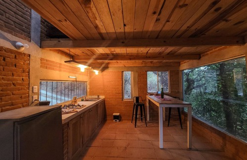 Santa Catarina Cabin | Relax at The Red Cabin Surrounded by Tepoztlán's Nature
