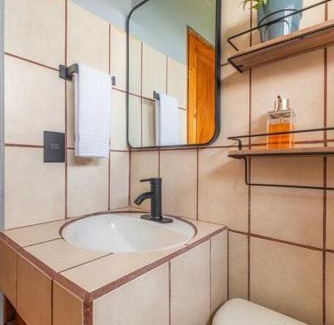 San Ramon Apartment | Guest Rated 10/10 at The Red Door Mountain Cabin