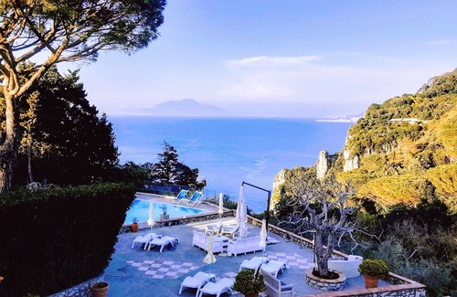 Tiberio Villa | Experience The Rock on the Sea: Ocean View & Spa Retreat