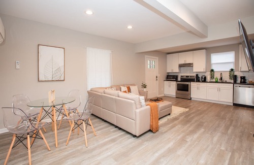 Concord Apartment | Discover The Rustic Oasis: 2BR Downtown Concord Retreat