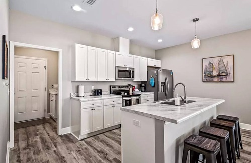 Carrabelle House | Seabreeze Retreat: Pet-Friendly Stay with Community Pool