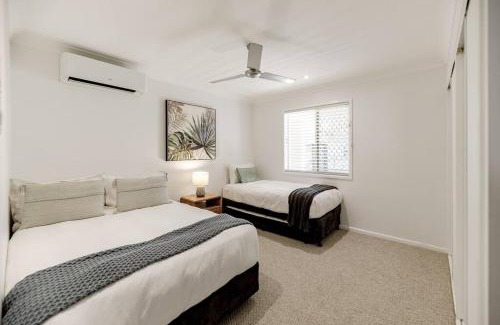 Sunshine Beach House | Indulge at The Seaglass Villa: Private Pool & Sauna Oasis