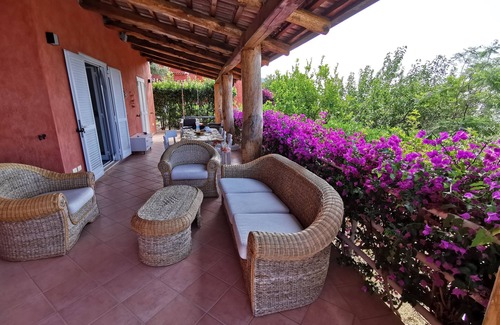 Bonifati Villa | Elegant Shell House with Private Pool, Steps from the Beach
