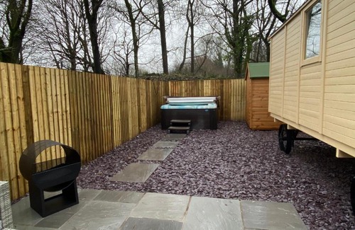 Bridgend Other | Guest Favorite: The Shepherd's Hut @ Pandy Farm with Hot Tub