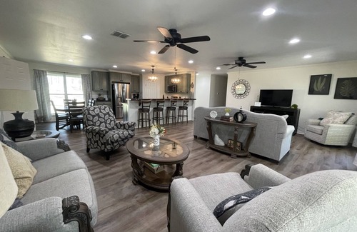 Brookeland House | Exquisite Shores Home with Lake View & Family-Friendly Amenities