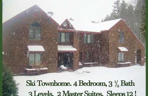 Bretton Woods House | Experience Adventure at Bretton Woods Townhouse with Hot Tub