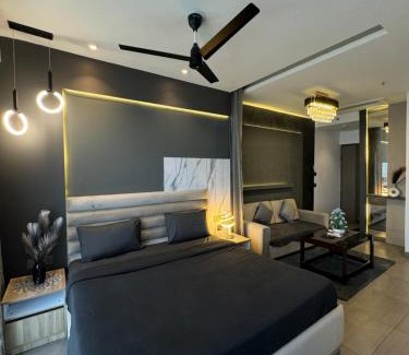 Noida Apartment | Elevate Your Stay at The Smoke by Velvet with City Views