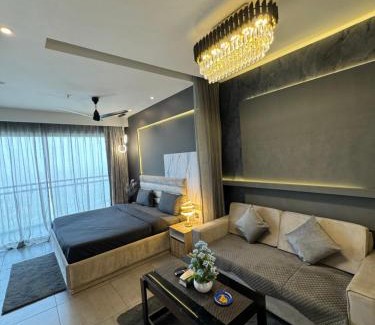 Noida Apartment | Elevate Your Stay at The Smoke by Velvet with City Views