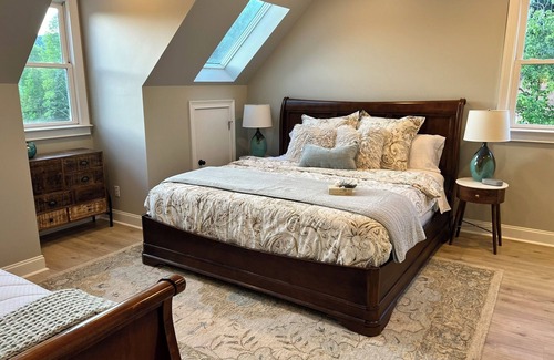 Jasper Bed & Breakfast | The Stillwater Suite, named after the serene stillness of its surroundings and the moments where the lake is as still as glass.