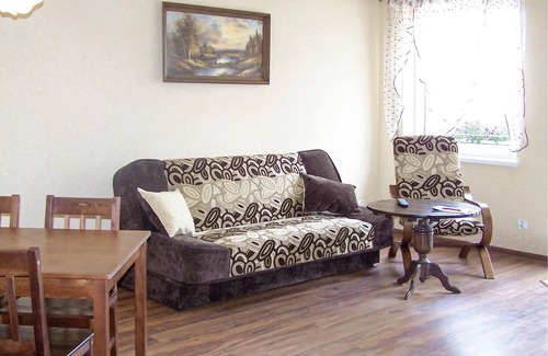 Osieki House | The terraced house is located on large, fenced plot, where also the owner lives.