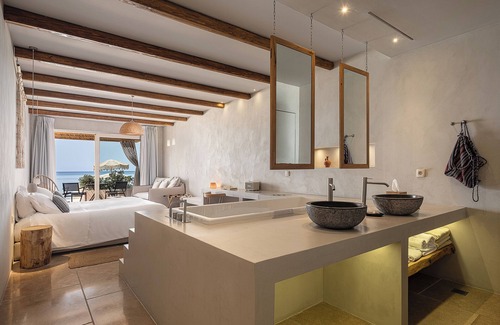 Kato Stalos Hotel | Experience The Theodore Boutique Hotel with Ocean Views