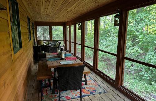 Saugatuck Villa | The Timber Nest Goshorn lake dock pool town