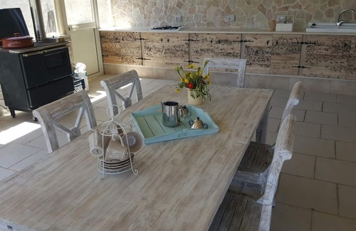 Molfetta House | Seaside Privacy at The Trullo with Ocean Views & Pool