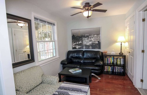 Bracebridge Apartment | Experience Relaxation in the Tuxedo Suite with Spa Amenities