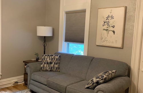 Eau Claire Apartment | Historic Warden Home in Eau Claire: Family-Friendly Stay