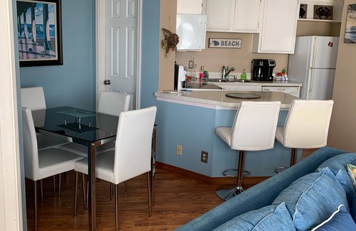 Corpus Christi Apartment | Serene Waterviews Condo: Steps from the Beach & Amazing Amenities
