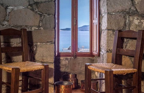 Adamas House | Charming Windmill in Milos' Port with Breathtaking Sea View