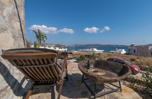 Adamas House | Charming Windmill in Milos' Port with Breathtaking Sea View