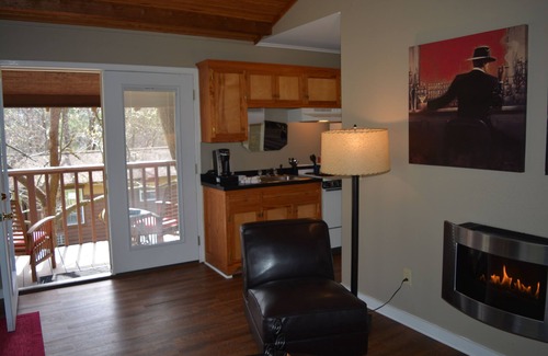 Eureka Springs Historic District Cabin | Exceptional Stay at The Woods Cabins with Pet-Friendly Amenities