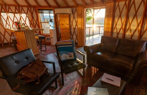 Craig Cottage | Guest Rated 9.6: The Yurt at Craig with Pool & Breakfast