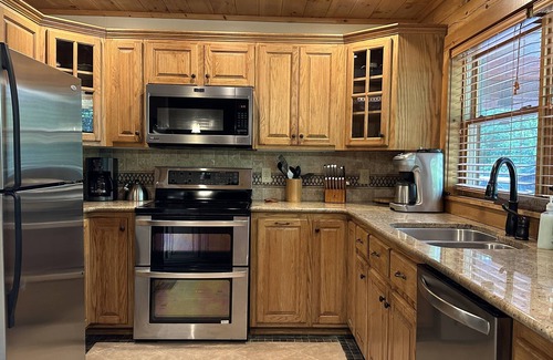 Ferguson Cabin | Relaxing Retreat with Theater Room, Hot Tub & Scenic Views