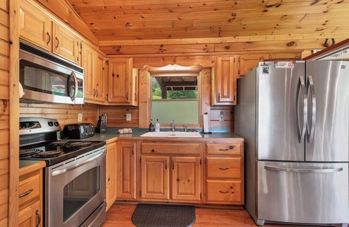 Townsend Cabin | Mountain View Cabin with Hot Tub, Pool Access & High Ratings