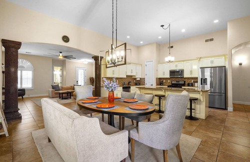 Biggs Field House | Inviting El Paso Retreat: 4BR with Pool & Hot Tub