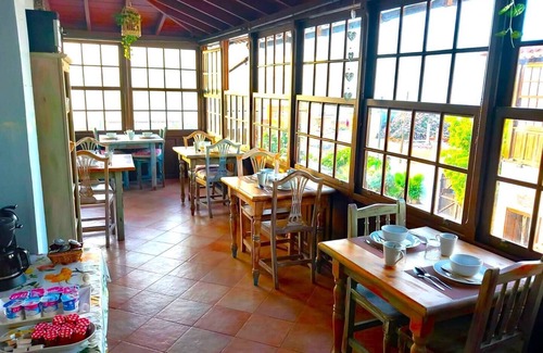 Vilaflor Apartment | This twin room has two single beds with a private separate bathroom (bathroom across the hallway). The view is of the whole garden area and the sea can be seen on clear days.