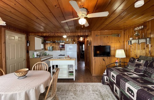 Oscoda Cabin | Spacious Three-Bedroom Retreat with Kitchen and Deck