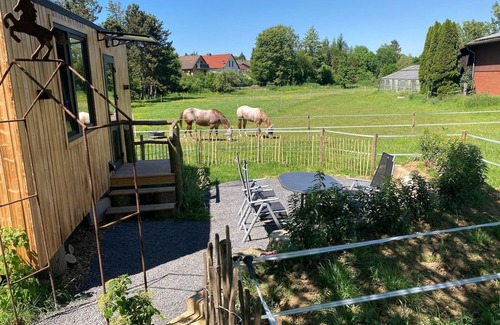 Bad Muender am Deister Cabin | Cozy Tiny House with Horse Stable in the Weserbergland