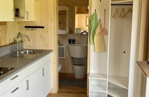 Stetten Apartment | Cozy Tiny-House at Biolandhof Geßler with Ocean Views