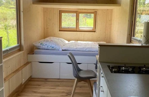 Stetten Apartment | Cozy Tiny-House at Biolandhof Geßler with Ocean Views