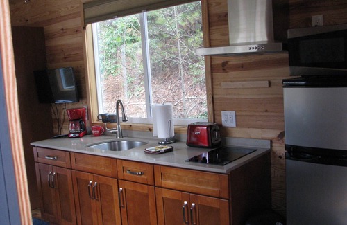 West Jefferson House | Cozy Tiny House on Wheels Near New River - Pet Friendly