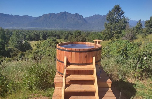 Pucon House | Cozy Tiny House with Private Jacuzzi & Family-Friendly Pool