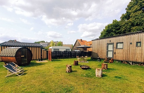 Luechow House | Tiny house with sauna barrel in Wendland