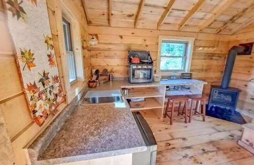 Hovland Cabin | Cozy Tiny Tuloon Off-Grid Log Cabin with Breakfast Included