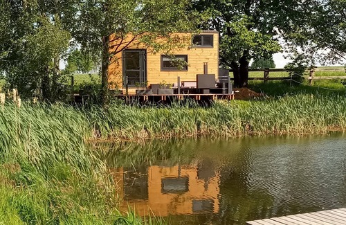 Buhlau Cottage | TinyHousebeiDresden – klein, aber fein, beste Lage mit großer Terrasse direkt am Naturteich - Nähe Sächsische Schweiz