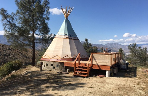 Bodfish Apartment | Experience the Tipi at Sequoia National Forest - 10/10 Stay