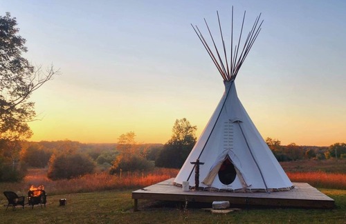 Seaman Cabin | Unique Tipi Experience in Adams County, Ohio Awaits You