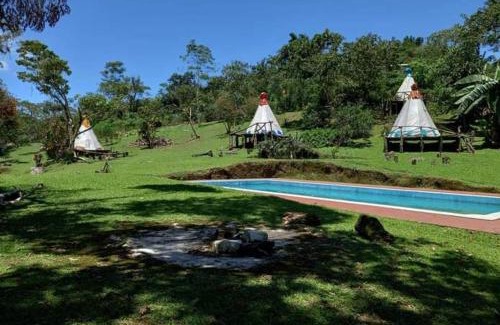 Cuetzalan del Progreso Other | Pet-Friendly Tipis Cuetzalan with Pool & Hot Tub Access