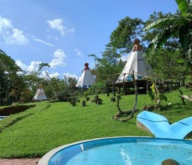 Cuetzalan del Progreso Other | Pet-Friendly Tipis Cuetzalan with Pool & Hot Tub Access