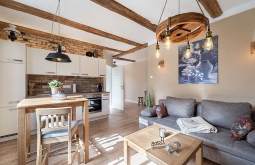 Linthe Apartment | Unwind at the Old Mill: Spa, Hot Tub & Family-Friendly