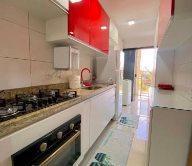 Plano Diretor Sul Apartment | Prime Location with Pool and Ocean Views for Every Guest